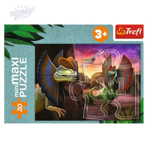 Puzzle - miniMaxi - Poznaj świat dinozaurów - Trefl 56036