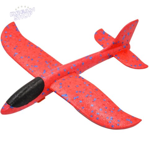 SAMOLOT STYROPIANOWY Z WYRZUTNIĄ 43CM CZERWONY SAMOLOT STYROPIANOWY Z WYRZUTNIĄ 43CM CZERWONY