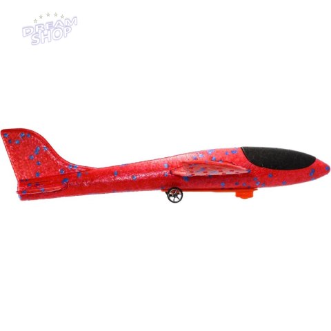 SAMOLOT STYROPIANOWY Z WYRZUTNIĄ 43CM CZERWONY SAMOLOT STYROPIANOWY Z WYRZUTNIĄ 43CM CZERWONY