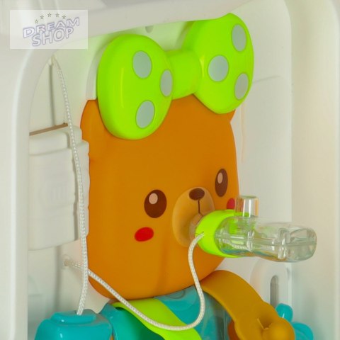 Tablica manipulacyjna sensoryczna montessori walizka pokrętła miś XXL światło dźwięk Tablica manipulacyjna sensoryczna montessori walizka pokrętła miś XXL światło dźwięk