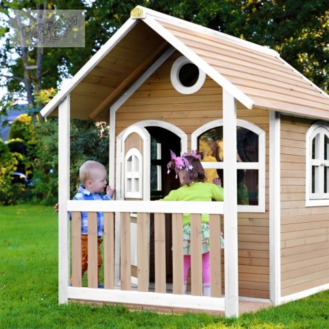 AXI Drewniany Domek z Oknami Alex Playhouse 178 cm