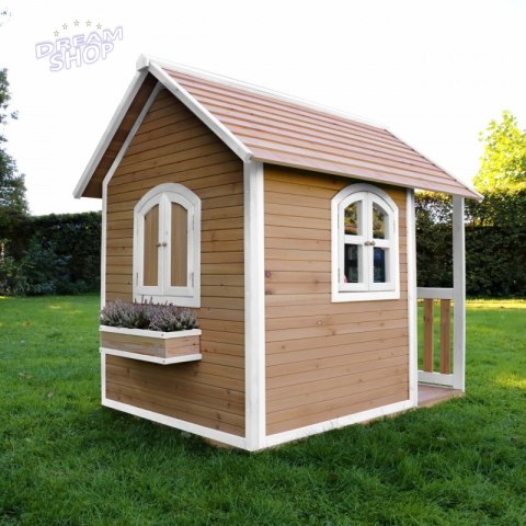 AXI Drewniany Domek z Oknami Alex Playhouse 178 cm