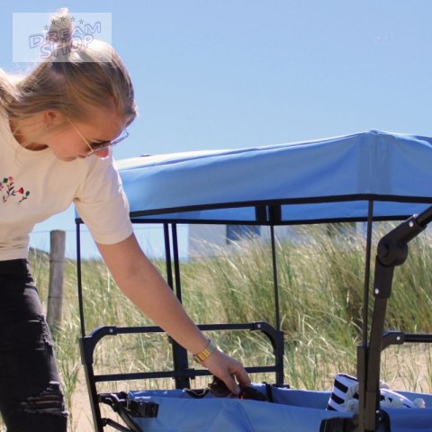 AXI Składany Wózek Plażowy z Dachem Hamulcem i Torbą 80Kg