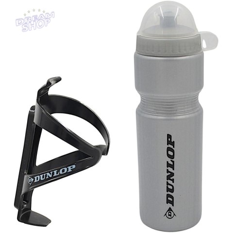 Bidon rowerowy Dunlop 750ml z koszykiem