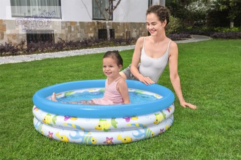 Dmuchany Basen Ogrodowy Dla Dzieci Rybki 102 cm Bestway 51008