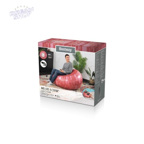 Dmuchany Fotel Czerwony Bestway 75052 Dmuchany Fotel Czerwony Bestway 75052