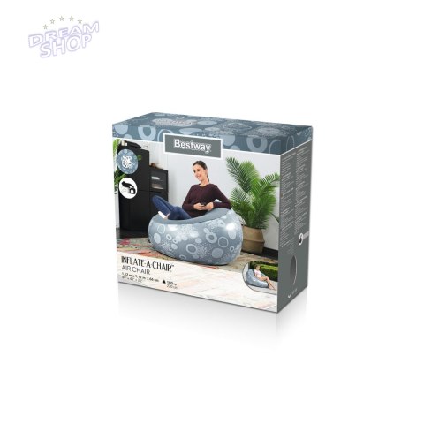 Dmuchany Fotel Niebieski Bestway 75052 Dmuchany Fotel Niebieski Bestway 75052