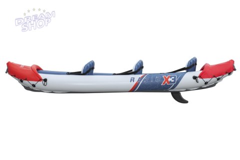 Kajak Dmuchany Trzyosobowy 381 x 100 cm Bestway 65132