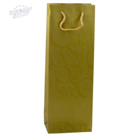 Torba Prezentowa Na Butelkę Wino Wzór Z Napisami 35 x 12 x 9 cm Torba Prezentowa Na Butelkę Wino Wzór Z Napisami 35 x 12 x 9 cm