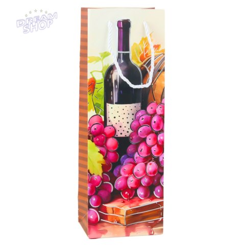 Torba Prezentowa Na Wino Butelkę Papierowa 35 x 12 x 9 cm