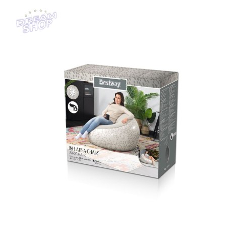 Dmuchany Fotel Szary Bestway 75052 Dmuchany Fotel Szary Bestway 75052