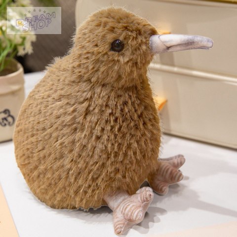 Pluszowy Ptak Kiwi Pluszak Maskotka Przytulanka Jasnobrązowy 21cm Pluszowy Ptak Kiwi Pluszak Maskotka Przytulanka Jasnobrązowy 21cm