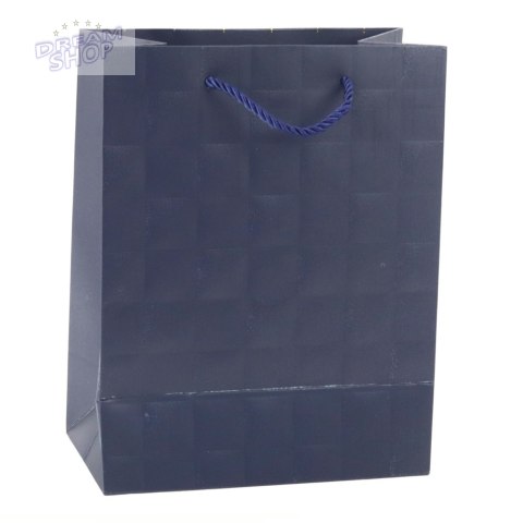 Torba Prezentowa Elegancka Tłoczone Kwadraty 23 x 18 x 10,5 cm Torba Prezentowa Elegancka Tłoczone Kwadraty 23 x 18 x 10,5 cm