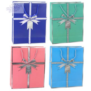 Torba Prezentowa Kokarda Just For You 32 x 26 x 12 cm