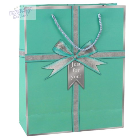 Torba Prezentowa Kokarda Just For You 32 x 26 x 12 cm Torba Prezentowa Kokarda Just For You 32 x 26 x 12 cm
