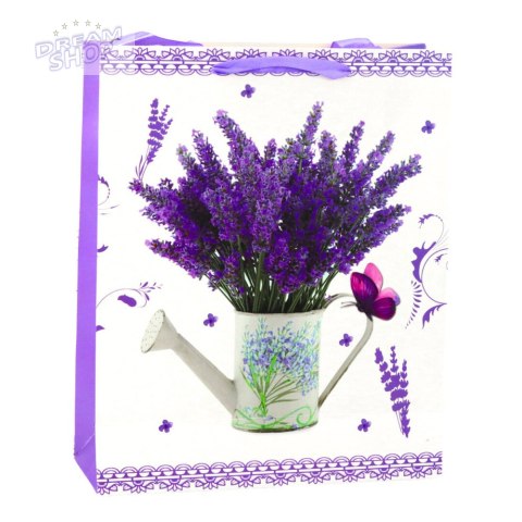 Torba Prezentowa Papierowa Lawenda 32 x 26 x 12 cm Torba Prezentowa Papierowa Lawenda 32 x 26 x 12 cm