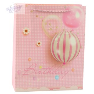 Torba Prezentowa Urodzinowa Balony Happy Birthday 32 x 26 x 12 cm