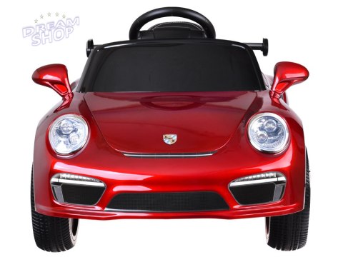 Autko elektryczne na akumulator czerwone Porsche RUF CTR3 + pilot PA0327