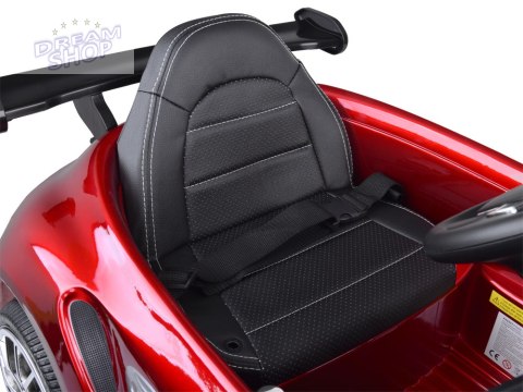 Autko elektryczne na akumulator czerwone Porsche RUF CTR3 + pilot PA0327