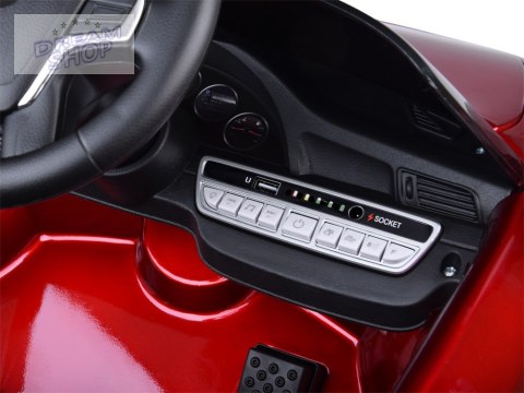 Autko elektryczne na akumulator czerwone Porsche RUF CTR3 + pilot PA0327