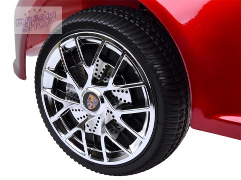 Autko elektryczne na akumulator czerwone Porsche RUF CTR3 + pilot PA0327