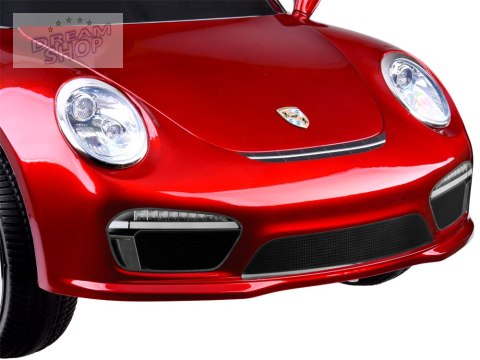 Autko elektryczne na akumulator czerwone Porsche RUF CTR3 + pilot PA0327