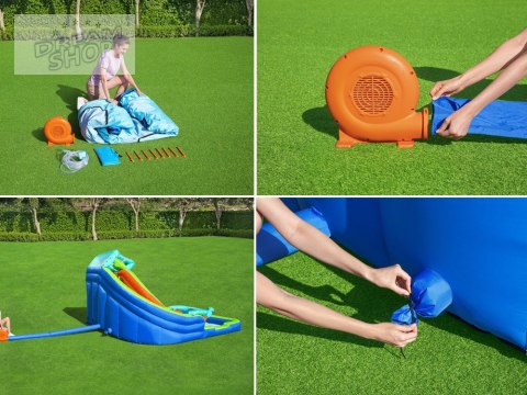 Bestway wodny PLAC ZABAW H2O Go 365x320x270 cm zjeżdżalnia 53408 Bestway wodny PLAC ZABAW H2O Go 365x320x270 cm zjeżdżalnia 53408