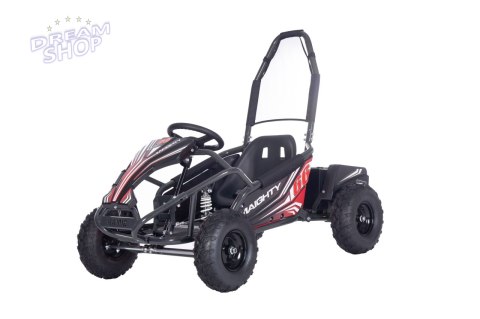 Pojazd Gokart Elektryczny MIGHTY Czarny Pojazd Gokart Elektryczny MIGHTY Czarny