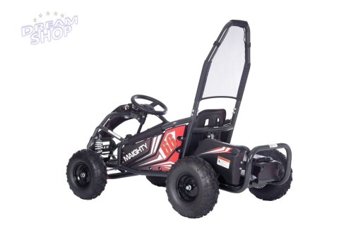 Pojazd Gokart Elektryczny MIGHTY Czarny Pojazd Gokart Elektryczny MIGHTY Czarny