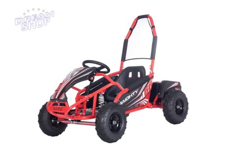 Pojazd Gokart Elektryczny MIGHTY Czerwony Pojazd Gokart Elektryczny MIGHTY Czerwony