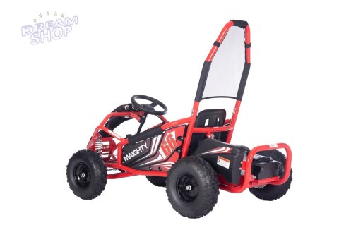 Pojazd Gokart Elektryczny MIGHTY Czerwony Pojazd Gokart Elektryczny MIGHTY Czerwony
