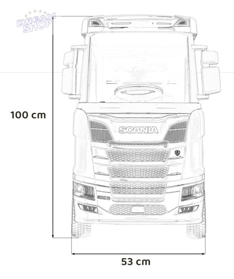 Pojazd Scania R-SERIE Biały Pojazd Scania R-SERIE Biały