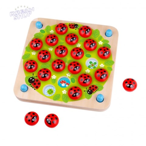 WOOPIE GREEN Memory Drewniana Gra Pamięciowa Edukacyjna Układanka Biedronka WOOPIE GREEN Memory Drewniana Gra Pamięciowa Edukacyjna Układanka Biedronka