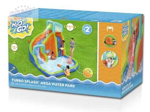 Bestway wodny PLAC ZABAW H2O Go 365x320x270 cm zjeżdżalnia 53408 Bestway wodny PLAC ZABAW H2O Go 365x320x270 cm zjeżdżalnia 53408