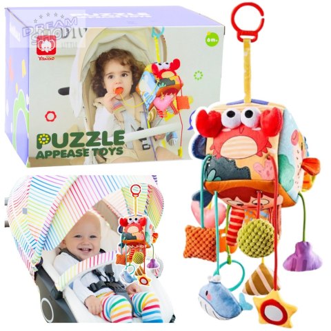 Kostka Sensoryczna Zawieszka Do Łóżeczka Zwierzęta Morskie Kostka Sensoryczna Zawieszka Do Łóżeczka Zwierzęta Morskie