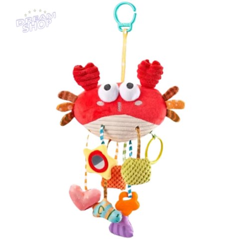Zabawka Sensoryczna Zawieszka Do Łóżeczka Krab 9w1