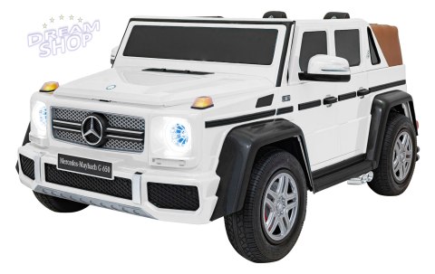 Pojazd Mercedes Benz MAYBACH G650 Biały Pojazd Mercedes Benz MAYBACH G650 Biały