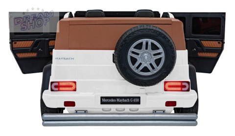 Pojazd Mercedes Benz MAYBACH G650 Biały Pojazd Mercedes Benz MAYBACH G650 Biały