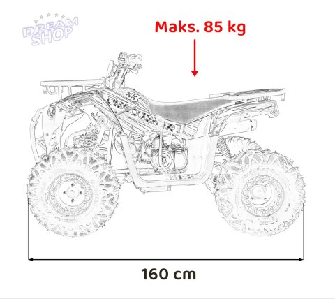 Pojazd Quad Spalinowy 120CC DISCOVERER Pomarańczowy Pojazd Quad Spalinowy 120CC DISCOVERER Pomarańczowy