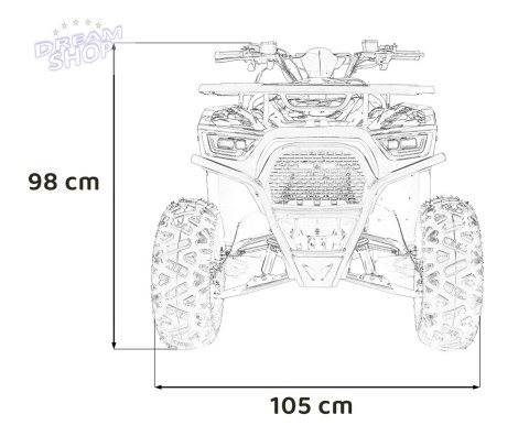 Pojazd Quad Spalinowy 120CC DISCOVERER Pomarańczowy Pojazd Quad Spalinowy 120CC DISCOVERER Pomarańczowy