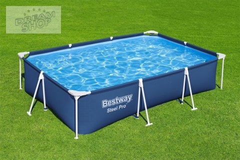 Basen Stelażowy Deluxe Steel Pro 300x201x66 BESTWAY 3w1 + Pompa + Filtr