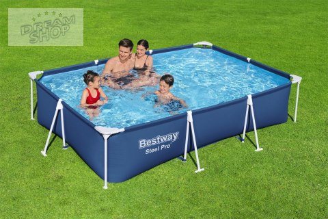 Basen Stelażowy Deluxe Steel Pro 300x201x66 BESTWAY 3w1 + Pompa + Filtr
