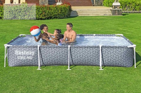 Basen Stelażowy Steel Pro 366x201x66cm BESTWAY Basen Stelażowy Steel Pro 366x201x66cm BESTWAY