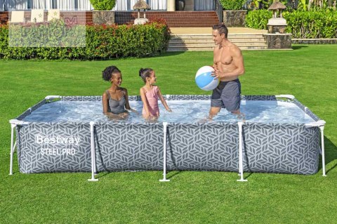 Basen Stelażowy Steel Pro 366x201x66cm BESTWAY Basen Stelażowy Steel Pro 366x201x66cm BESTWAY