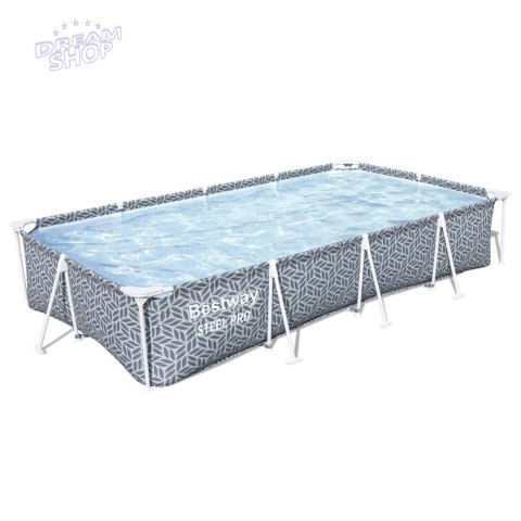 Basen Stelażowy Steel Pro 366x201x66cm BESTWAY Basen Stelażowy Steel Pro 366x201x66cm BESTWAY