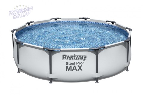 Basen Stelażowy Steel Pro MAX 305x76 Okrągły 10FT BESTWAY 3w1