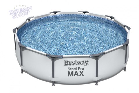 Basen Stelażowy Steel Pro MAX 305x76 Okrągły 10FT BESTWAY 3w1