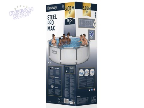 Bestway Basen STELAŻOWY 4678L 305x76cm 8w1 56408 Bestway Basen STELAŻOWY 4678L 305x76cm 8w1 56408
