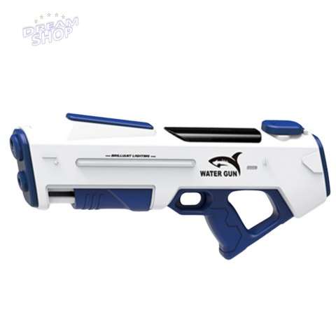 Elektryczny Automatyczny Karabin Pistolet Na Wodę Biały 1000ml 61cm Elektryczny Automatyczny Karabin Pistolet Na Wodę Biały 1000ml 61cm