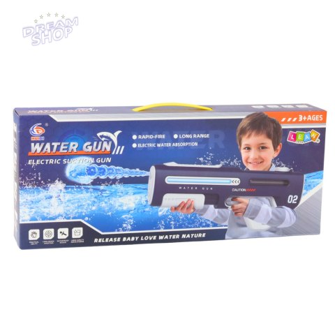 Elektryczny Automatyczny Pistolet Karabin Na Wodę Szary 42cm Elektryczny Automatyczny Pistolet Karabin Na Wodę Szary 42cm